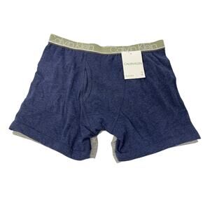 Calvin Klein Boy's Large Heather Blue/Grey 2 Pack Boxer Brief Underwear G30-12